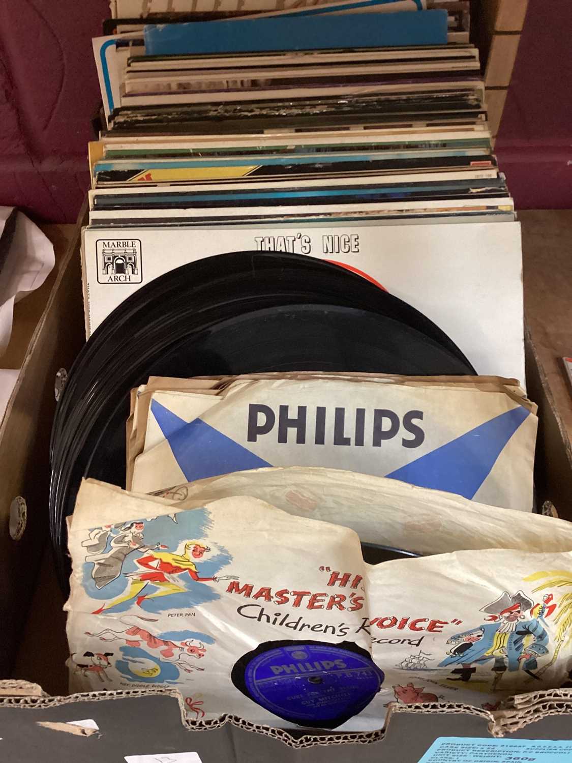 Four boxes of mixed LP records - Image 3 of 4