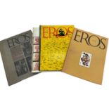 Four books - Eros, 1962, volume 1 numbers 1- 4, edited by Ralph Ginzburg