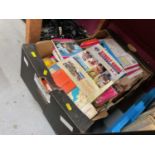 Two boxes of assorted maps