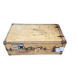 Vintage travelling trunk and a suitcase (2)