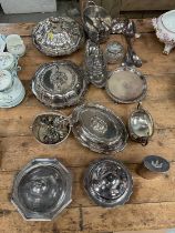 Collection of silver plate