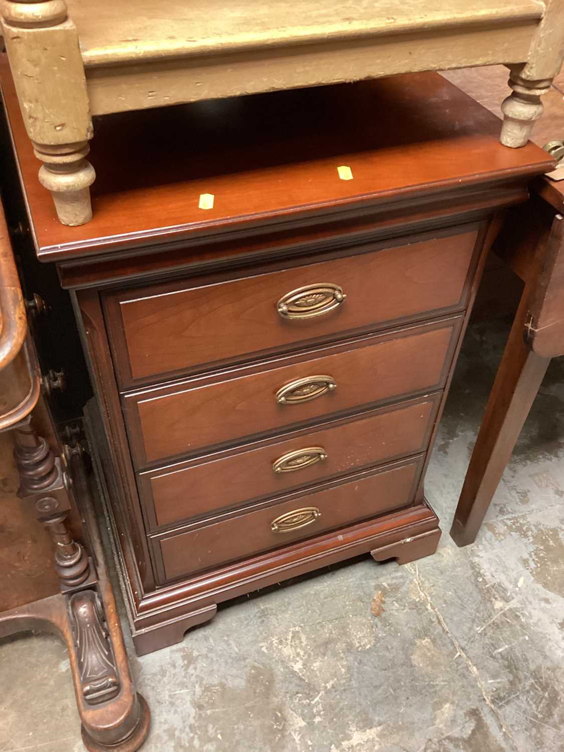 Modern chest of four drawers, 52cm wide, 46cm deep, 75cm high