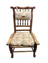 Small Georgian high back chair