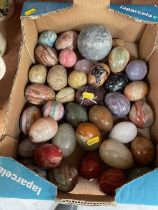 Group of specimen stone eggs