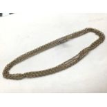 9ct gold long guard chain