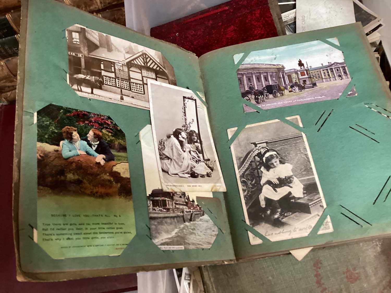 Five boxes of mixed ephemera to include photograph albums. - Image 3 of 19