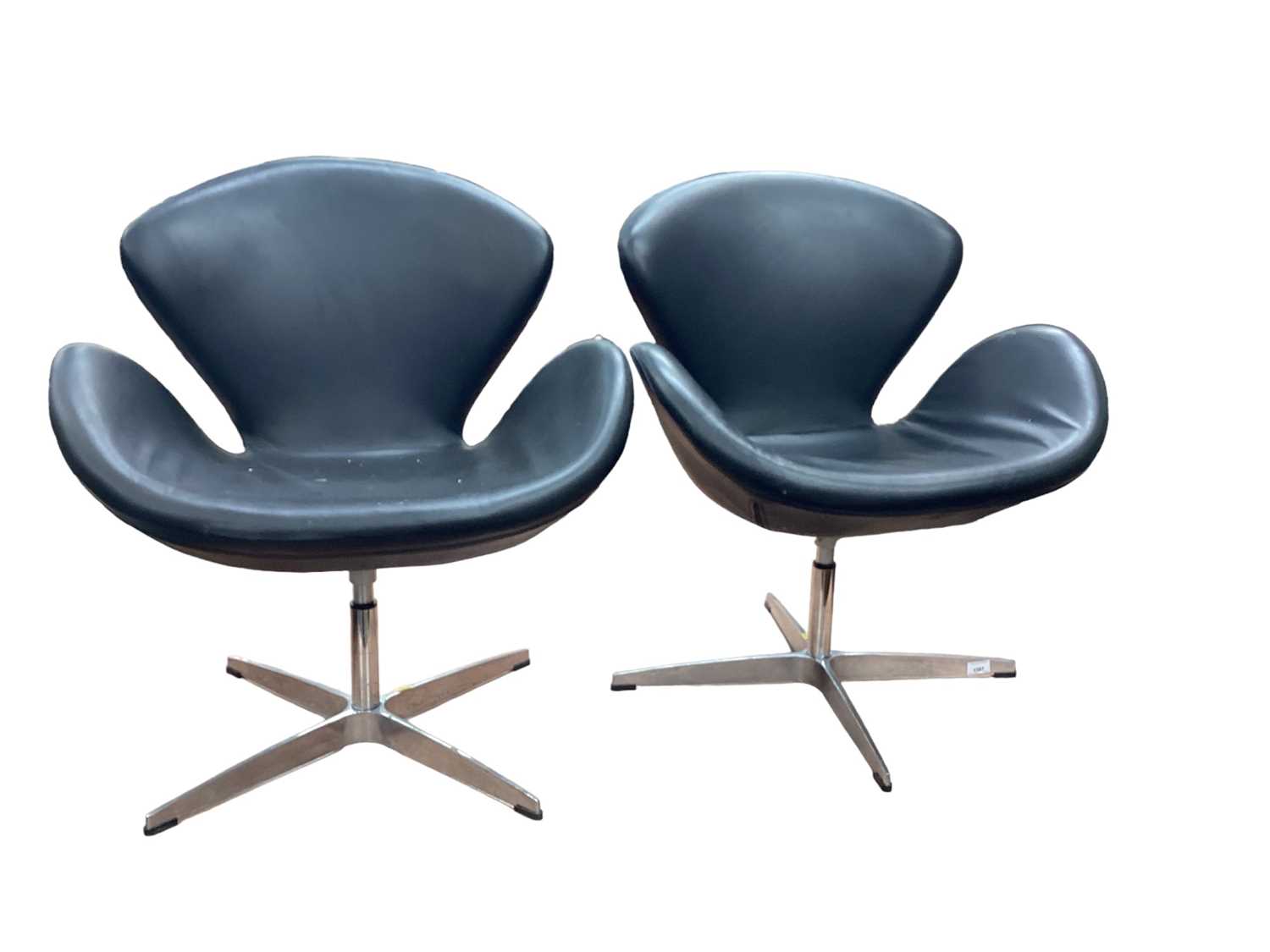 Pair of stylish swivel chairs