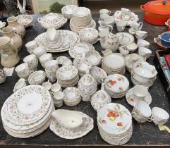 Coalport Dinner/ tea service and other teaware