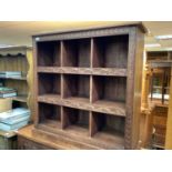 Eastern hardwood open bookcase