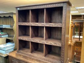 Eastern hardwood open bookcase