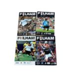 Fulham Home Football Programs 1970's-now together with football books