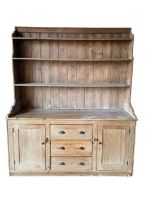 Large pine high dresser