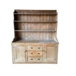 Large pine high dresser