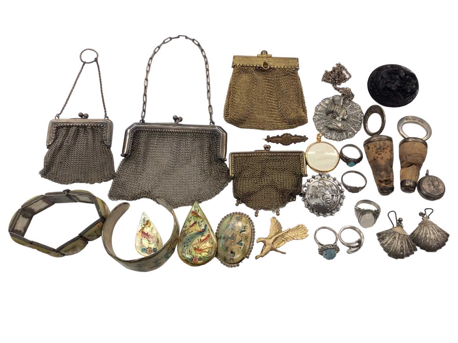 Group of costume jewellery, silver and bijouterie