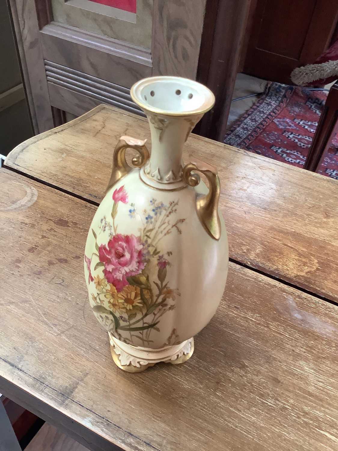 Royal Worcester blush ivory vase, other ceramics - Image 2 of 4