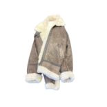 Modern Sheepskin flying jacket and suede coat (2)