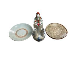 Chinese ceramics and a Turkish bowl
