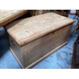 Victorian pine blanket box 111cm