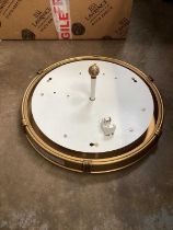 Jim Lawrence 'Grosvenor' ceiling light in old gold, boxed