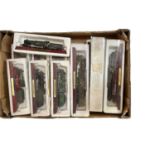 Boxed models of trains