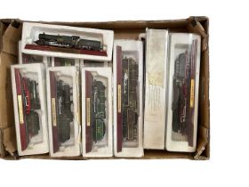 Boxed models of trains