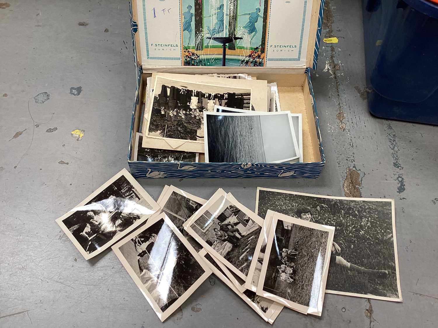 Two boxes of mixed ephemera to include postcards and photographs. - Image 10 of 24
