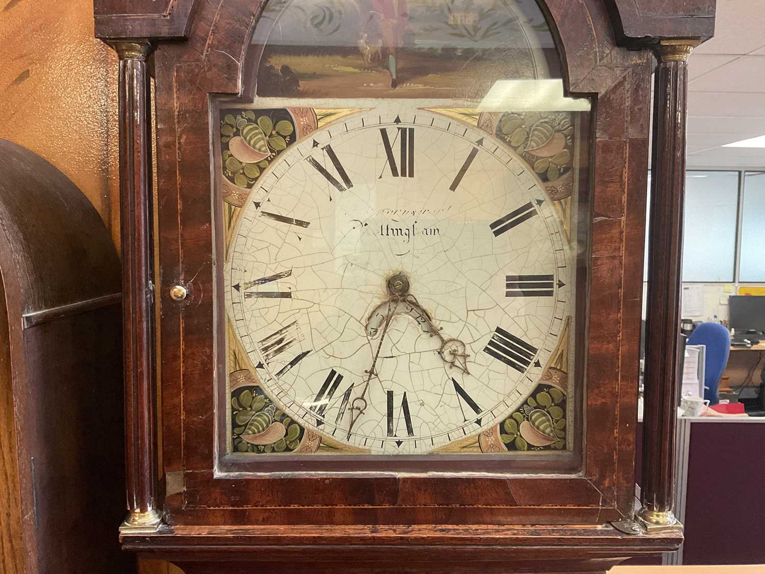 Regency oak long case clock - Image 2 of 6