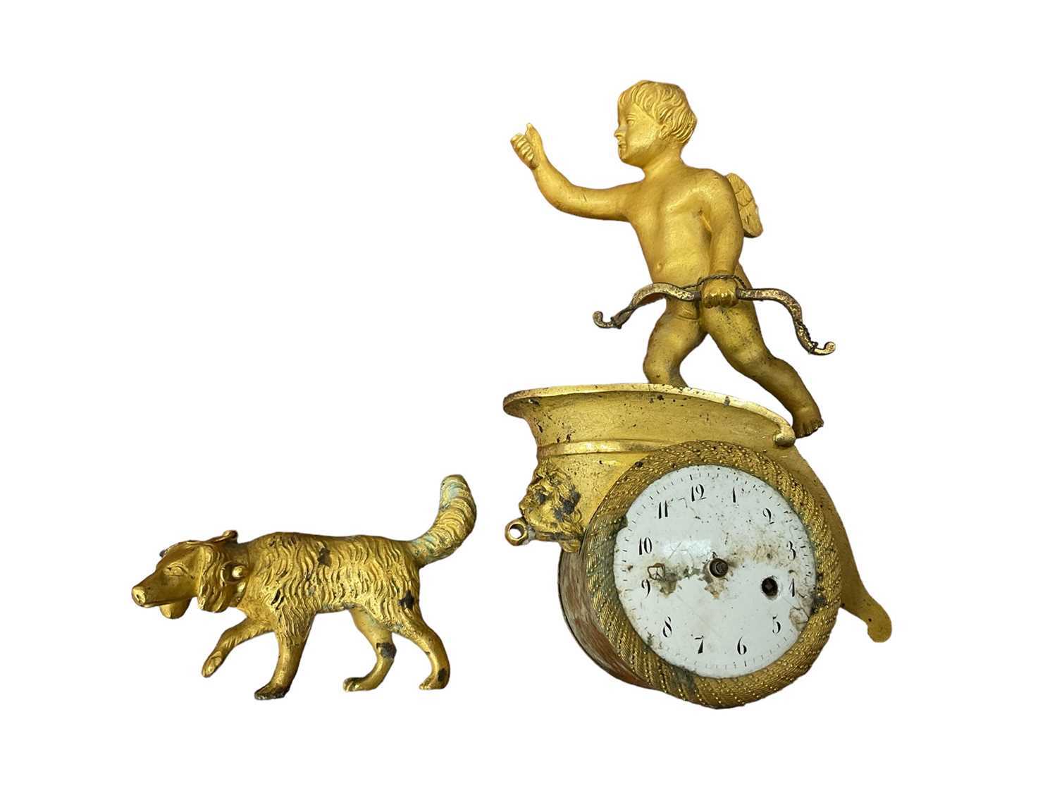 19th century ormolu clock - Image 3 of 8