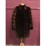 Good quality beaver lamb coat by Sprung Freres, Paris and a Saga Mink jacket (2)