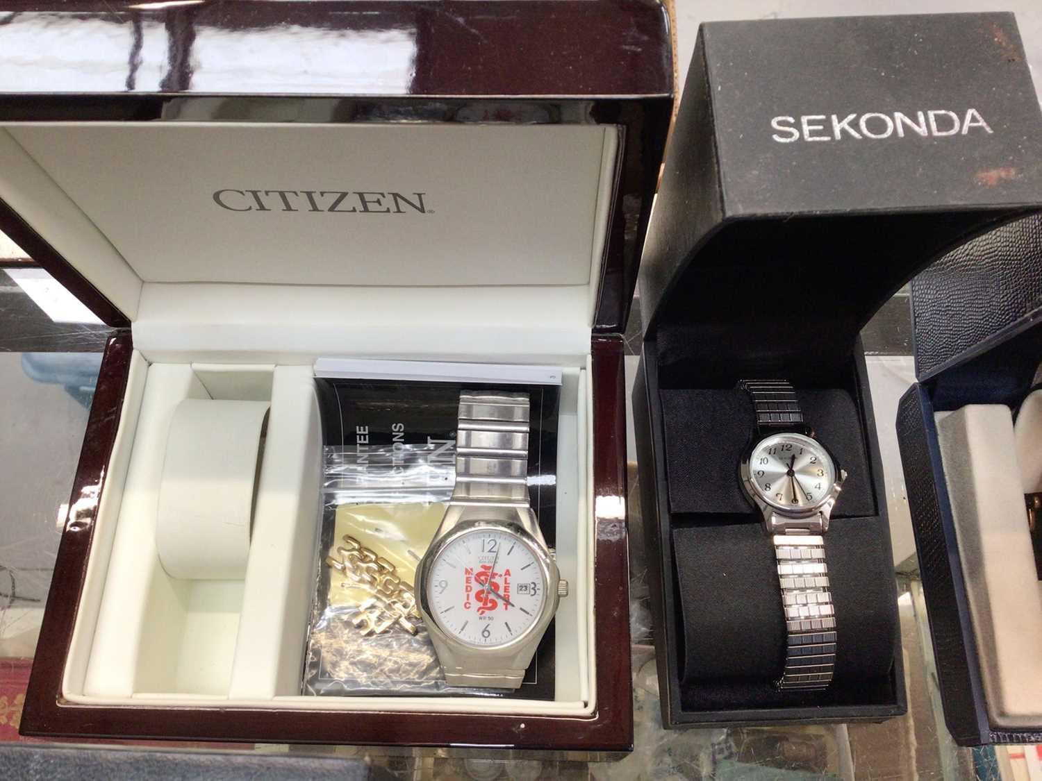 Various wristwatches including Rotary gold plated calendar watch in box, Citizen, Sekonda, Tissot, T - Image 2 of 7