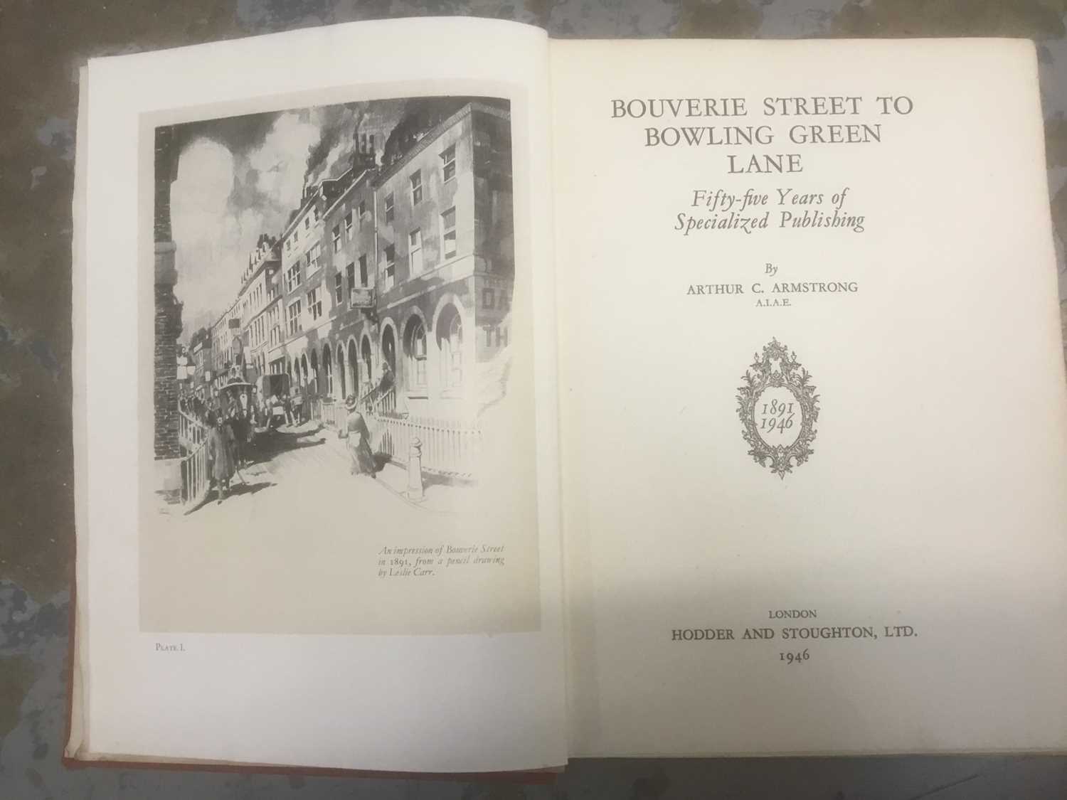 Bouverie Street to Bowling Green Lane 55 years of specialist Publishing by Arthur Armstrong, Hodder - Image 3 of 3