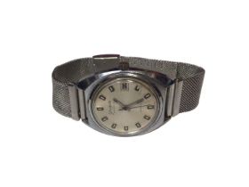 East German Glashütte Spezimatic calendar wristwatch