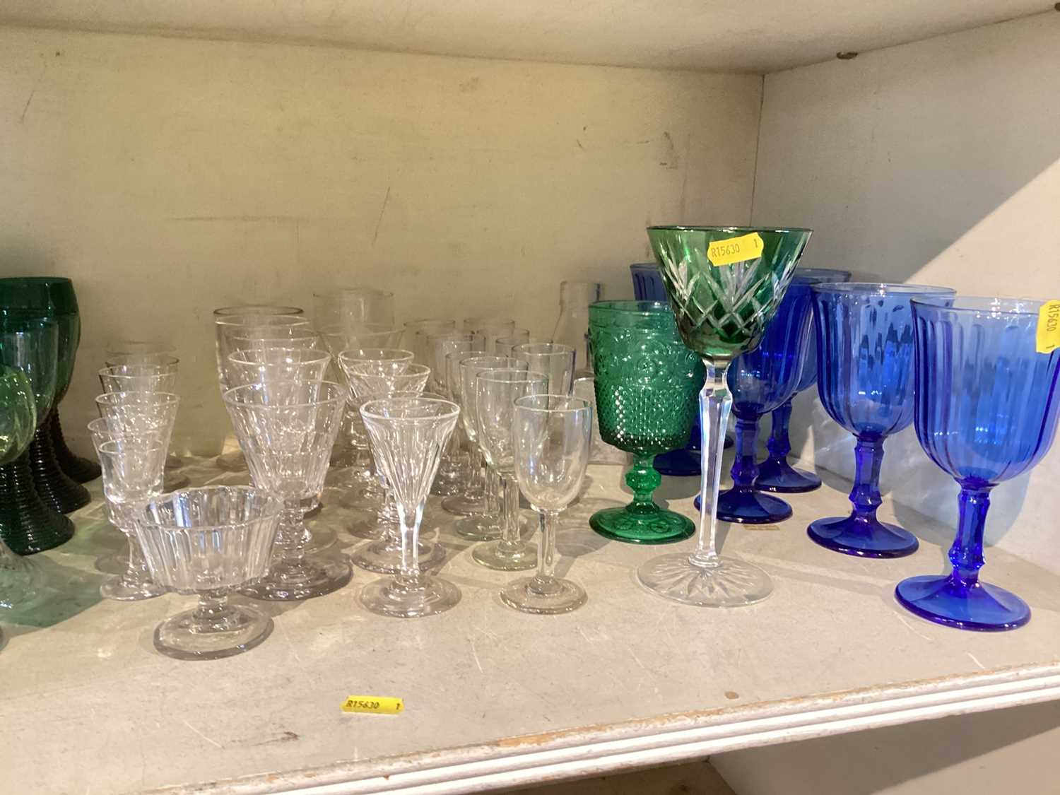 Collection of glassware including ruby, green, paperweights etc - Image 2 of 4