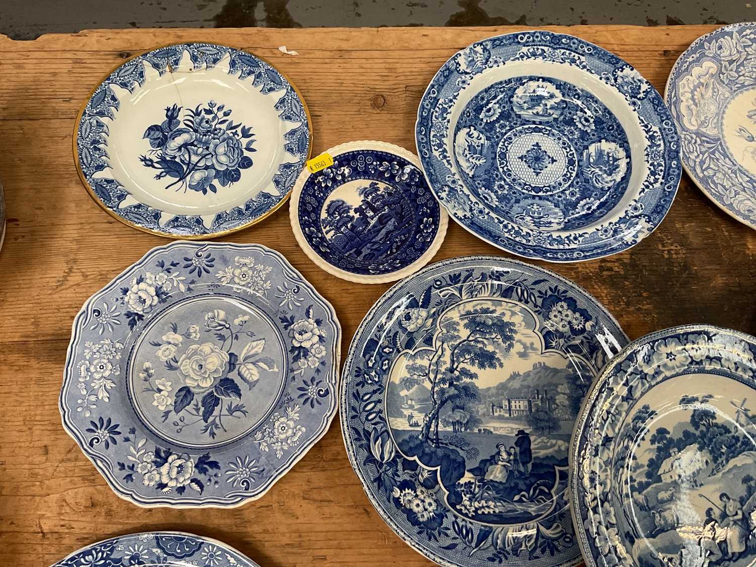 Group of 19th century blue and white transfer printed china - Image 6 of 7