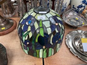 Tiffany style glass lamp shape