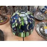 Tiffany style glass lamp shape