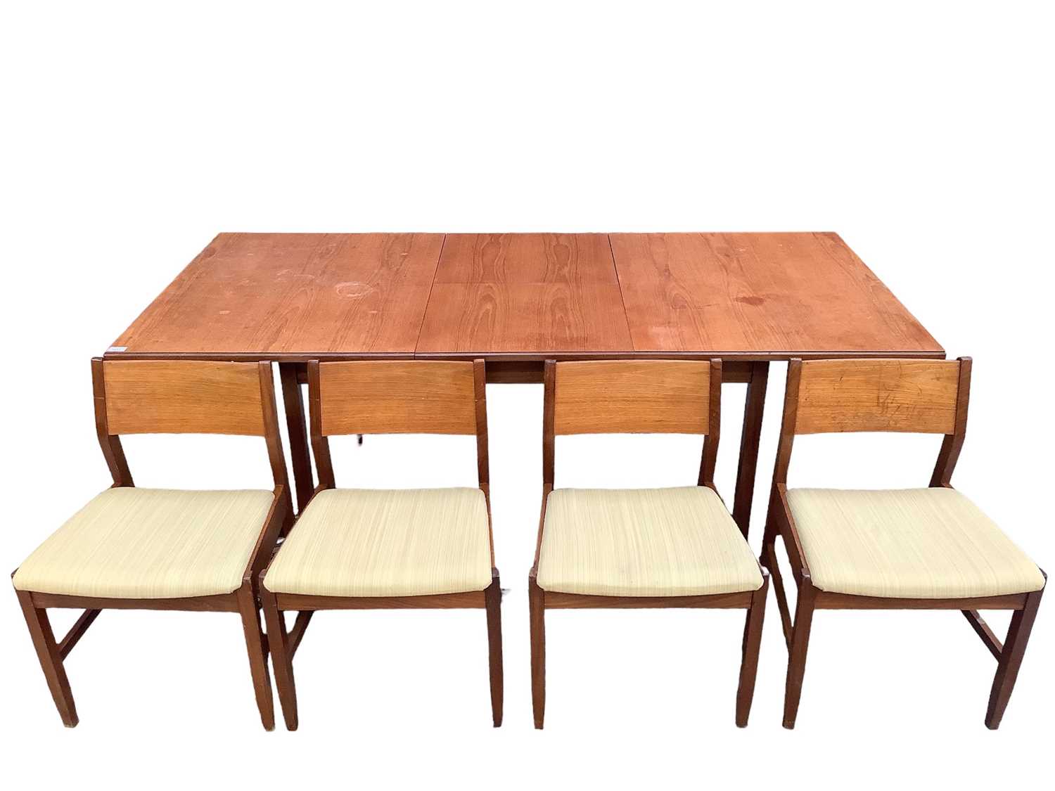 1960s teak table and set of four chairs by Windsor and Newton