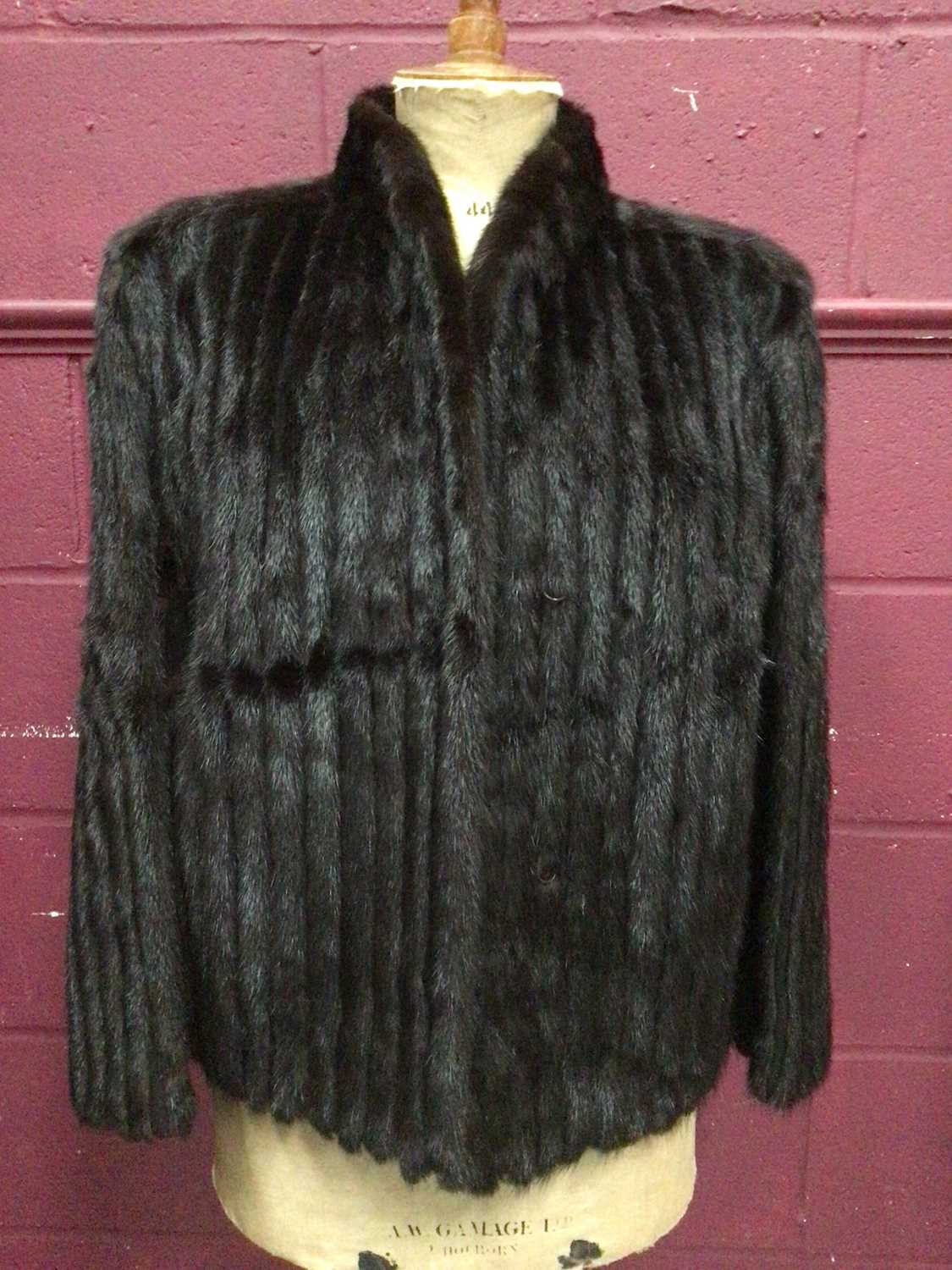 Good quality beaver lamb coat by Sprung Freres, Paris and a Saga Mink jacket (2) - Image 6 of 6