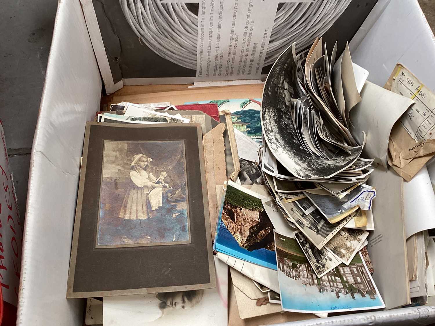 Five boxes of mixed ephemera to include photograph albums. - Image 13 of 19