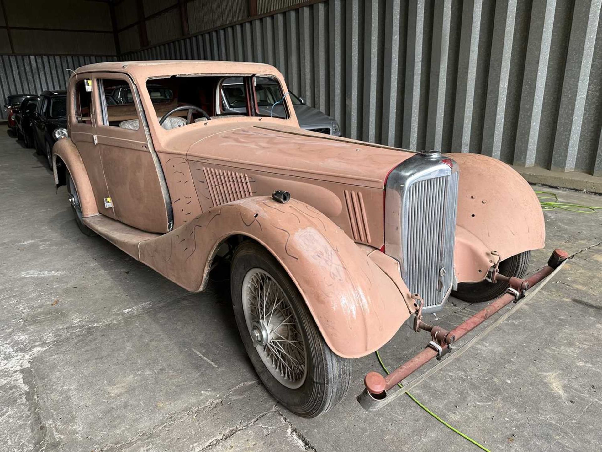 1938 Alvis Speed 25 SC Charlesworth Saloon, reg. no. DRW 91 - Image 13 of 61