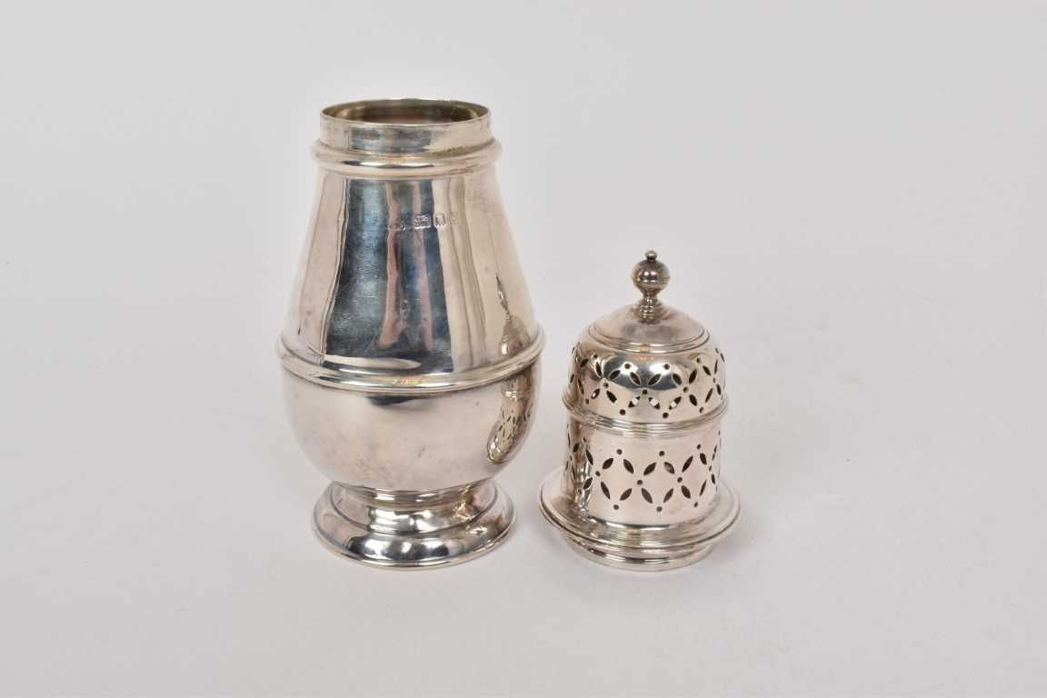 1920s silver sugar caster - Image 2 of 3