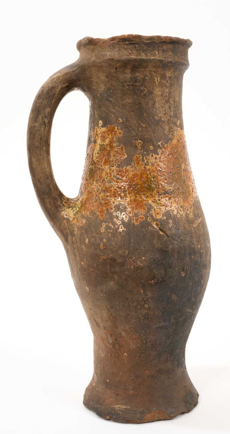 Mediaeval slip decorated jug - Image 3 of 4