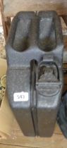 An old military Jerry can with WD and arrow dated 1952