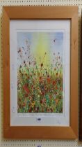 Yvonne Coomber: a framed signed limited edition coloured print entitled 'Sweet Honey Kisses' and