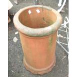 An old terracotta chimney pot