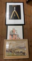 †Janos Kass: a framed signed artist's proof entitled 'Castle of the Bluebeard Prince X' - sold