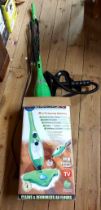 A boxed H2O Mop X5 steam mop with accessories