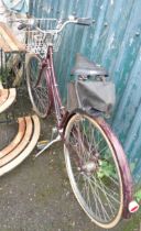 A Raleigh Cameo lady's bicycle with Sturmey Archer gears