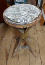 An industrial metal stool - for restoration