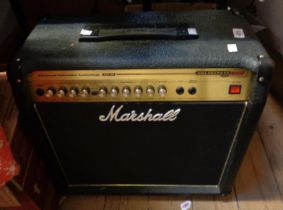 A modern Marshall 'Valvestate 2000' combo guitar amplifier with AVT 50 valve pre-amp
